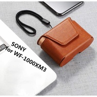 Sony WF-1000XM3 cover Earphone Cover Portable Case Leather Storage Bag