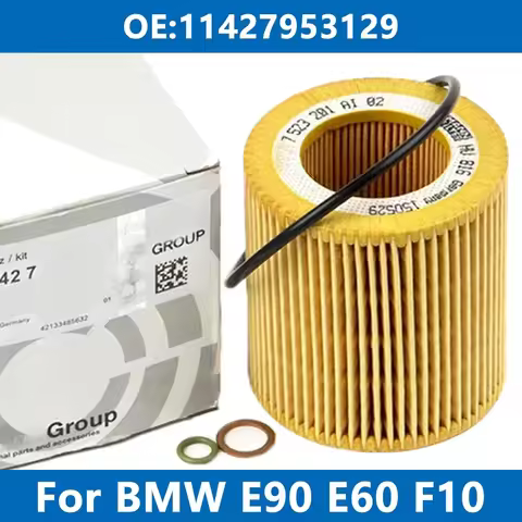 Car Oil Filter Kit 11427953129 For BMW E60 E70 E90 E91 Filter F34 F02 F10 F15 F20 F25 325 330 528 73