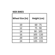 จักรยานขนาด 14 นิ้วสำหรับเด็ก 3-5 ขวบรุ่น 100  Petitbleu (สีขาว/ฟ้า)