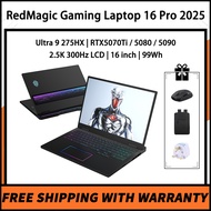 Nubia RedMagic Gaming Laptop 16 Pro 2025 Ultra 9 275HX RTX5070Ti / 5080 / 5090 300Hz LCD 16 inch Nub