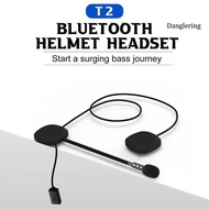 T2 Headset bluetooth helm terlaris headset 5.0 Variasi Intercom Speaker Mic Motorcycle Helm interpho