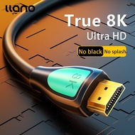 LLANO 8K HDMI 2.1 Copper Cord 8K/60Hz 4K/120Hz 1440p/144hz 48Gbps HDR for PS5 PS4 Splitter Switch 8K HDMI Audio Video Cable