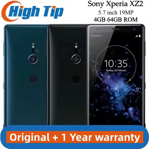 Unlocked Original Sony Xperia XZ2 H8266 H8216 702S0 ROM 64GB Mobile Phone 19MP LTE 5.7 Cellphone Fin