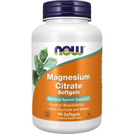 NOW Magnesium Citrate,90 Softgels