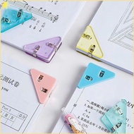 Creative Side And Corner Clip Student Test Paper Storage Triangle File Clip Stationery Book Clip Off