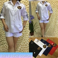 KEMEJA KATUN Fashion cotton shirt trendyWanita JS213