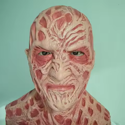 A Nightmare On Elm Street Freddy Krueger Mask Halloween Cosplay Party Horror Killer Freddy Costume P