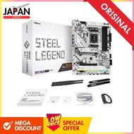 ASRock Motherboard B650 Steel Legend WiFi AMD Ryzen 7000 Series CPU (Soket AM5) Support B650 Chipset