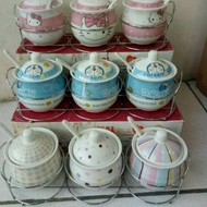 Best 3 pc character ceramic spice rack