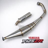 AHM Exhaust For Yamaha 125z / 125zr / Y125zr Full Stainless Steel