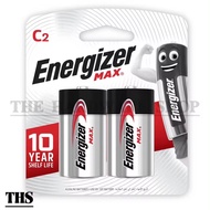 Energizer 2 Pack C Max Alkaline Batteries