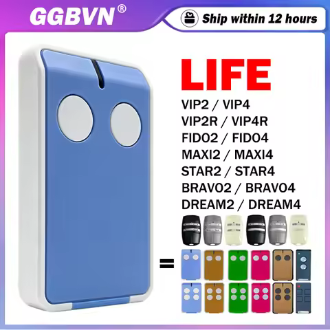 New LIFE MAXI Garage / Gate Remote Control Work With LIFE MAXI2 MAXI4 DREAM FIDO 2 4 VIP2 VIP4 VIP2R