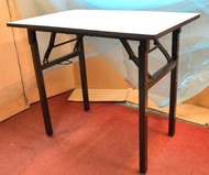 Banquet Table size 60W x 90L x 75H cm Strong 32 x 32 mm foldable leg Foldable table study table