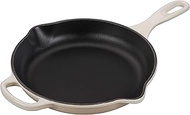 Le Creuset Enameled Cast Iron Signature Iron Handle Skillet, 9" (1-3/8 qt.), Meringue