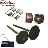 STONEDER Engine Intake Exhaust Valves Stems Seals For Z190 Zongshen 190cc Pit Dirt Bike 2V Z190 ZS1P