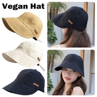Sports Vegan Hat UV Protection Cap Plain Sun Hat Spring Summer Sun Protection UV Protection Black Sun Hat