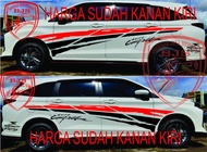 NEW Promo stiker mobil xenia cutting stiker xenia striping xenia RACING All New Xenia 1.3 R MT ADS