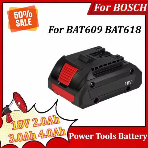 18V 21700 2.0Ah 3.0Ah 4.0Ah Battery Li-ion Replacement Battery For BOSCH BAT609 BAT618 Power Tools B