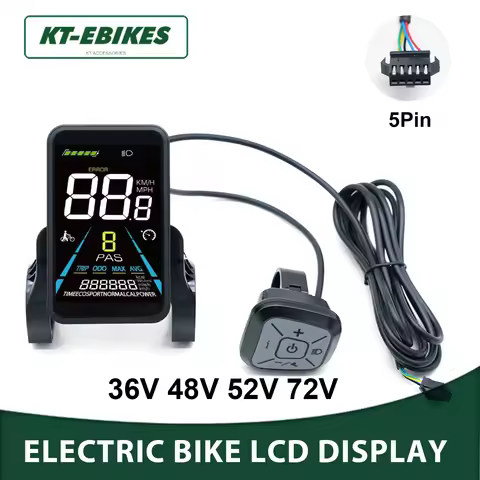 Electric Bike Colorful Display Screen Meter No. 2 Protocols YL81F 36V 48V 52V 72V Speed Controller P
