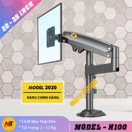 [HCM]Giá Treo Màn Hình NB H100 22 - 35 Inch - Tay Treo Màn Hình Máy Tính Gắn Bàn Xoay 360 Độ