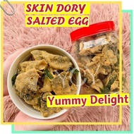 ［Ready Stock］Salted Egg Dory Fish Skin Snack Kulit Ikan Telur Masin