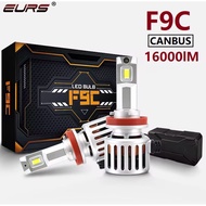 Car Headlight Bulb F9C LED H4 H7 180W 16000lm (1 Year Full Thai Warranty)