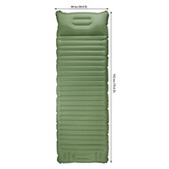 Inflatable Sleeping Pad หนาพิเศษ 4 นิ้ว Sleeping Pad Mat Air ที่นอนในตัวปั๊มสําหรับ Camping Backpack