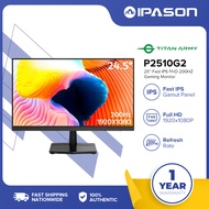 TITAN ARMY P2510G2 25 inches Gaming Monitor Fast IPS 200Hz 1ms GTG 99% sRGB HDR10 | P2510G 25 Fa