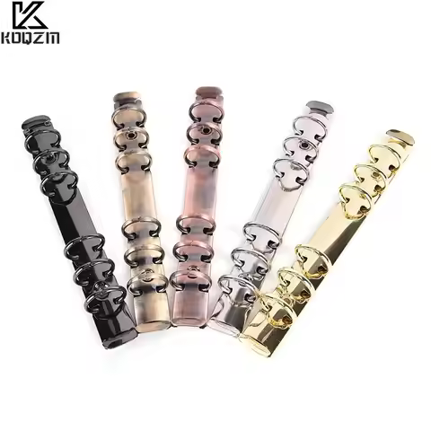 New Colorful Metal Spiral Binder Clip Stainless Steel A4 A5 A6 Binder File Folder Clip Ring Binder C