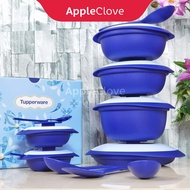 🔥GIFT SERIES🔥 Tupperware Royale Blue Petit Serveware | Blossom Serveware Set Purple Turquoise