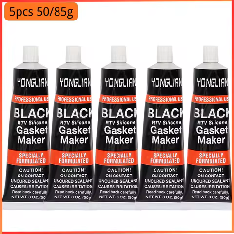 Black Liquid Gasket Sealant - Automotive Engine Sealants, Oil Resistant Gasket-Free Car Sealant, Liq