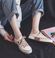 GEVANI FASHION - SANDAL SEPATU SLIP ON WANITA KOMBI BORDIR BERUANG LOW CUT AS 170