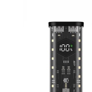 Fast Charge QC Flash Charge 4 Sections 21700 Power Bank Kit diy Transparent 8 Sections 18650 Power B