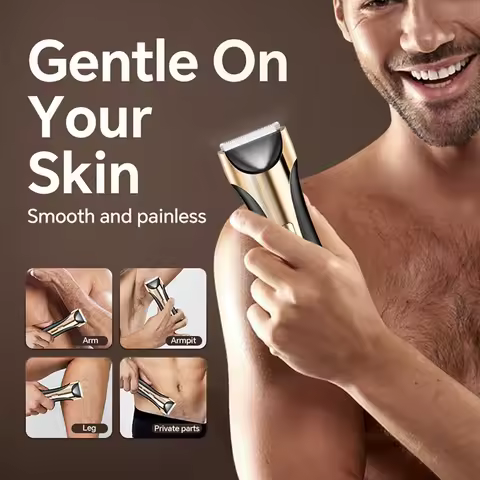 Man Body Hair Trimmer Epilator Groin Trimer For Man Beard Shaver Chest Hair Epilator Armpit Hair Sha