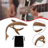 [STARTIST] Shark Guitar Capo for Electric Acoustic Classical Guitar Ukulele Zinc Alloy Spring Capo