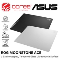 ASUS ROG NH04 MOONSTONE ACE L SIZED GAMING MOUSEPAD TEMPERED GLASS ULTRASMOOTH SURFACE (L 500 X W 40