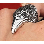 Eagle Head Titanium Steel Men's Ring Armor RingRing Ring