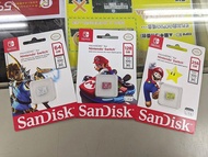 《全新行貨》官方授權 Nintendo Switch 專用 SanDisk microSDXC 記憶卡 64G , 128G , 256G
