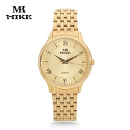 [ 🔥Ready Stock🔥] MIKE (MK8253M2)  Jam Tangan Lelaki MK Gold Stainless Steel Watch Waterproof Japan M