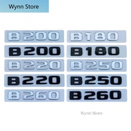 ♣♣3D ABS Chrome surat hitam untuk Mercedes Benz B180 B200 B220 B250 B260 W246 W245 kereta Trunk Embl