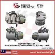 [🔥NEW/ RECOND] COMPRESSOR MITSUBISHI 4G92/ PROTON WIRA MODIFY TO MSC90C 1.6 5PK AIRCOND COMPRESSOR