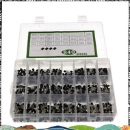 840Pcs/Set 24Values TO-92 Transistor BC547 BC327 BC337 2N2222 3904 PNP/NPN Transistors Set Electroni