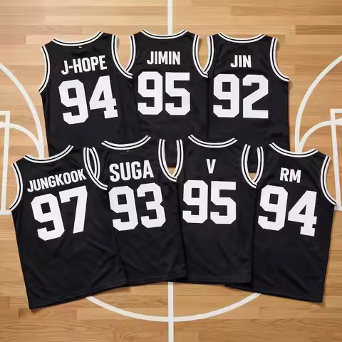 BTS Arirang World Tour 2026 Concert Merch 3D Print Unisex Basketball Jersey, Kpop Y2k Breathable Top