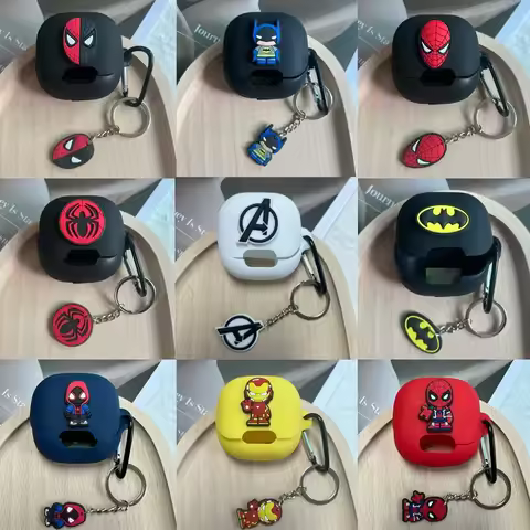 New For Anker Soundcore Liberty 4 NC Headphone Case Cartoon Silicone Blutooth Earbuds Charging Box P