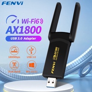 FENVI AX1800 1800Mbps WiFi 6 USB 3.0 Adapter Dual Band 2.4G/5Ghz Wireless WiFi Receiver Dongle Netwo