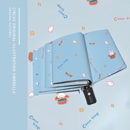 Rain Enjoy Circus Children Sunny Umbrella Automatic Thickened Vinyl Sunscreen Umbrella Sun Umbrella 