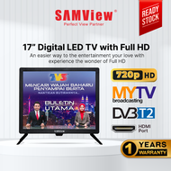 SAMView Digital LED TV HD Ready 720p MYTV DVB-T2 Ready (17")