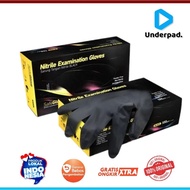 HITAM Best Selling!! Nitrile Black Nitrile Gloves 100pcs