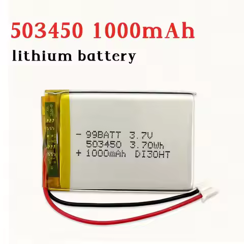 1-10pcs 1000mAh Lithium Battery 3.7V 503450 503550 Li-Polymer Batteries for Learning Machine Blood G