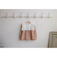 「สินค้าลิขสิทธิ์แท้」IRIS KIDS 25 Aw  IKS35010 Sweet Peony Baby Shirt สไตส์เกาหลี ผ้านุ่มใส่สบาย เสื้